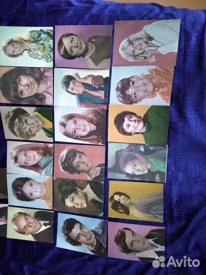 Открытки с фото артистов СССР