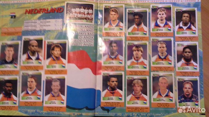 Журнал для наклеек Чемпионат Европы 96