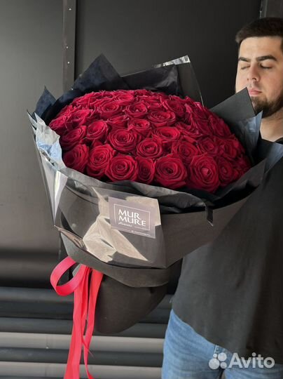Букет из 51 розы розы цветы с доставкой