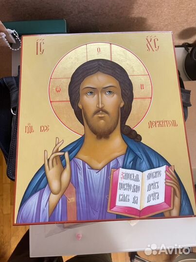 Господь Вседержитель. Высокое качество иконы