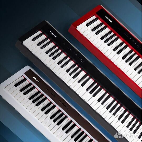 Цифровое пианино Nux npk-10 (бел, черн, красн)