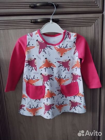 Платье для девочки 86