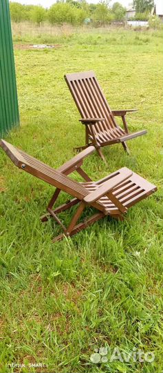 Кресло шезлонг складное