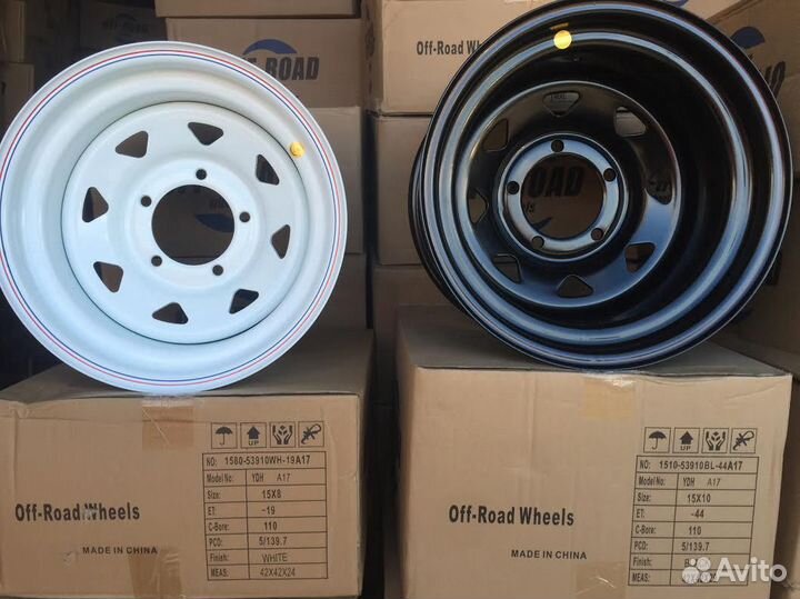 Стальные диски Off-road-wheels 15 дюймов