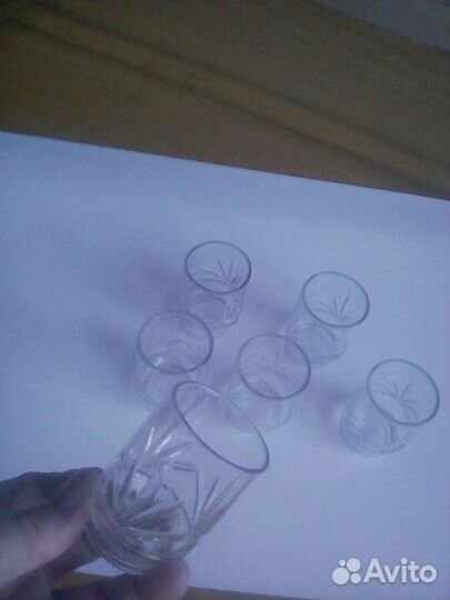 СССР Рюмки -Стопки для Коньяка 6 шт Новые Оригинал