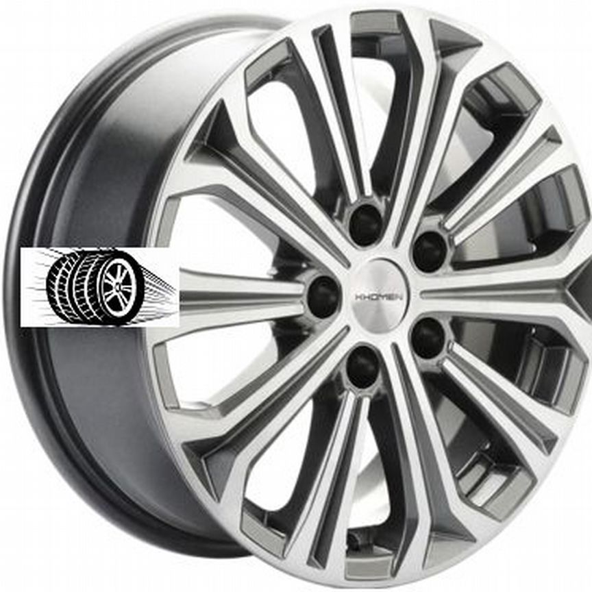 Литые диски Khomen Wheels 6.5×R16 5×114.3