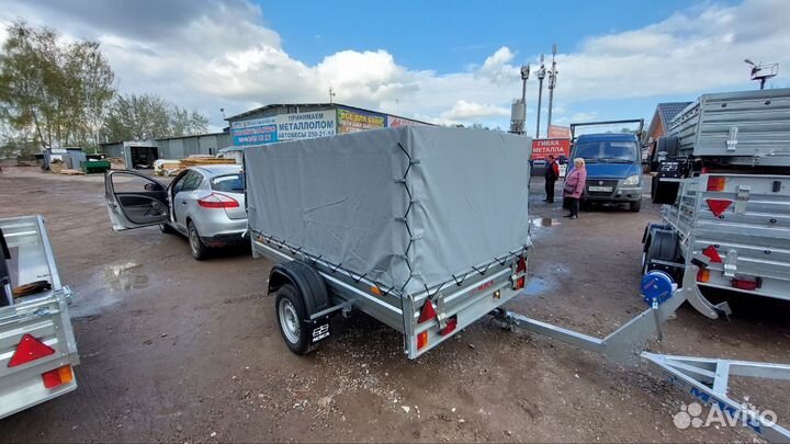 Прицеп 817704.022 с тентом 110 см. Автомобильный