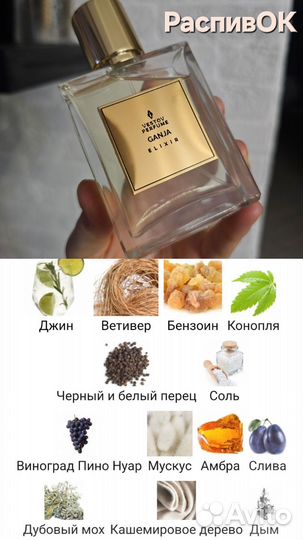 Ganja Vestov Perfume остаток от распива