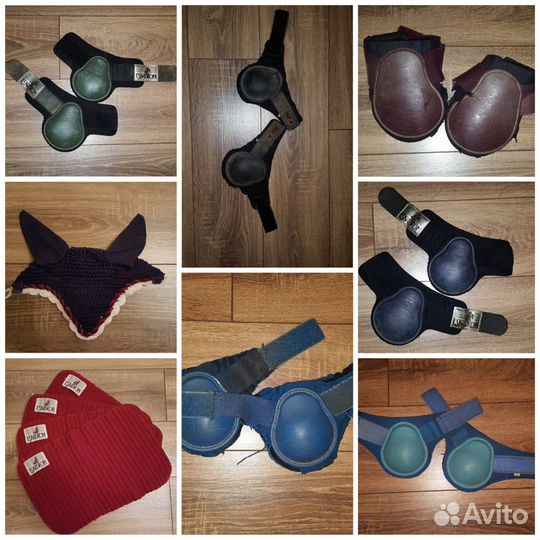 Недоуздок, вальтрап, ногавки, седло для лошади