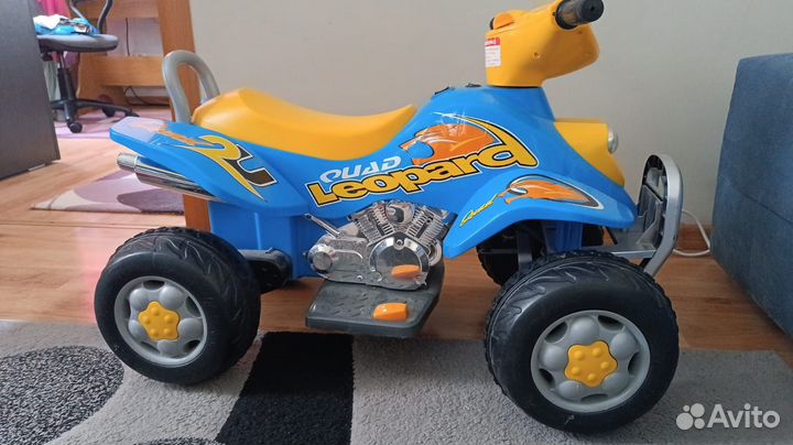 Детский электромобиль квадроцикл 6 вольт бу