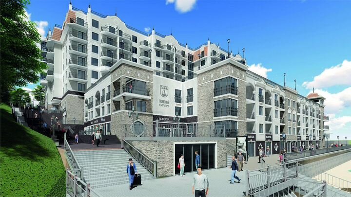 2-к. апартаменты, 56,3 м², 1/6 эт.
