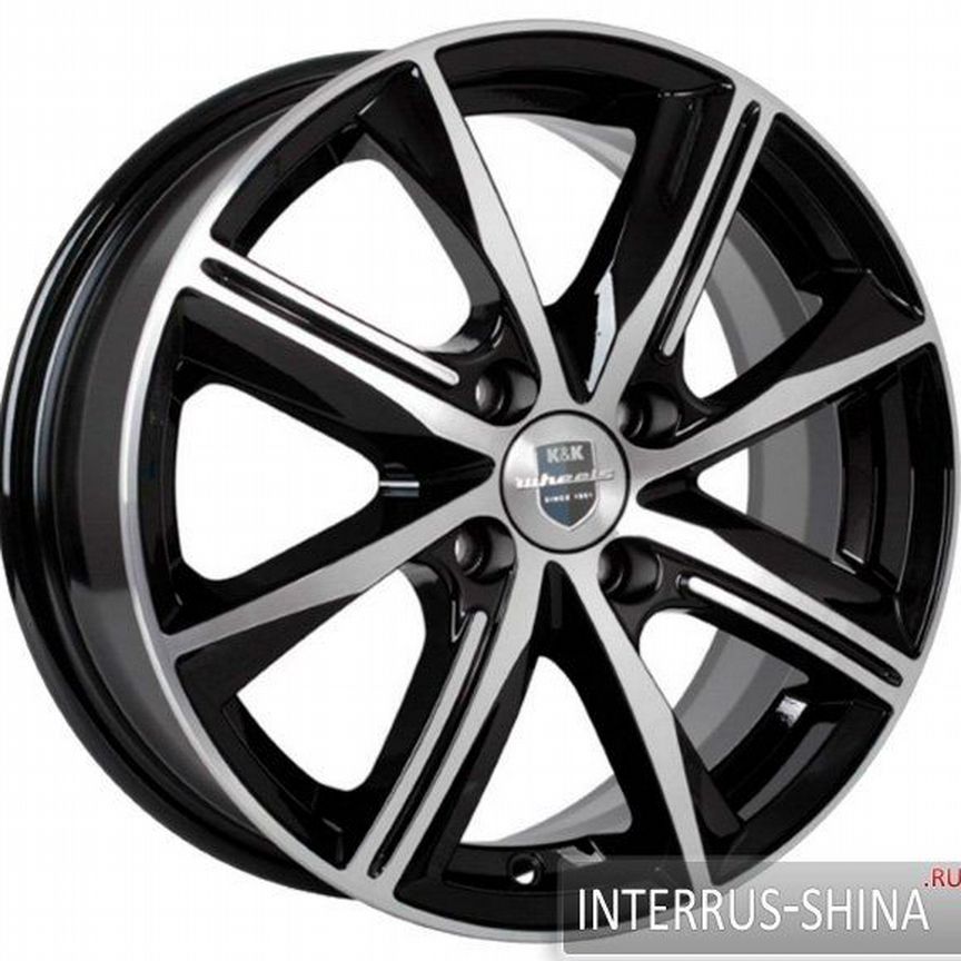 Диски K&K Арнар 7x17 5x105 ET35 D56.6 Алмаз черный