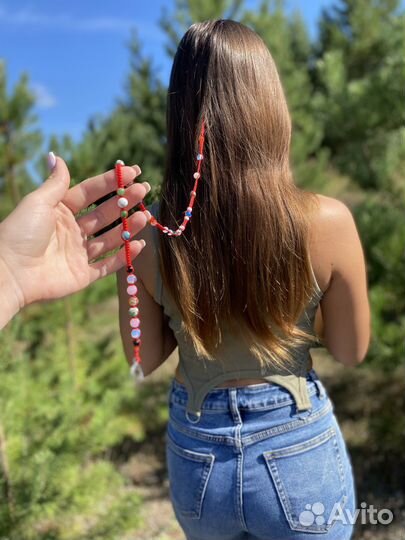 Лула в волосы из натуральных камней