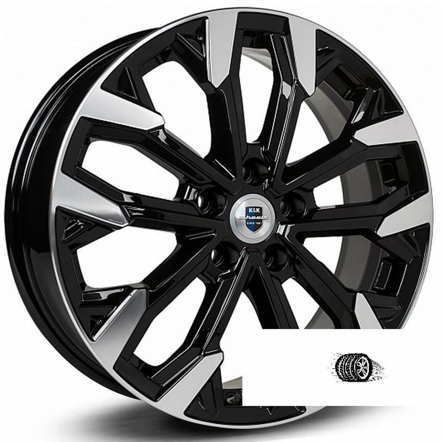 Литые диски K&K 6.5×R17 5×114.3