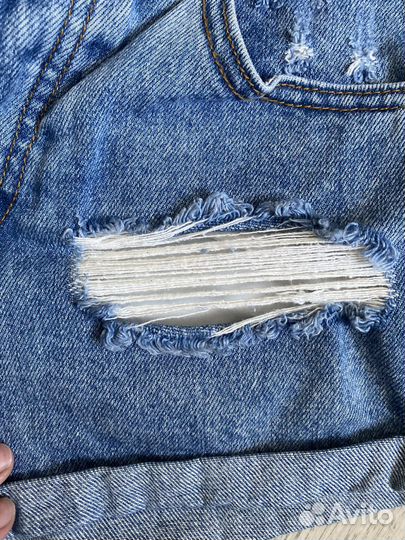 Джинсовые шорты pull&bear 32 размер