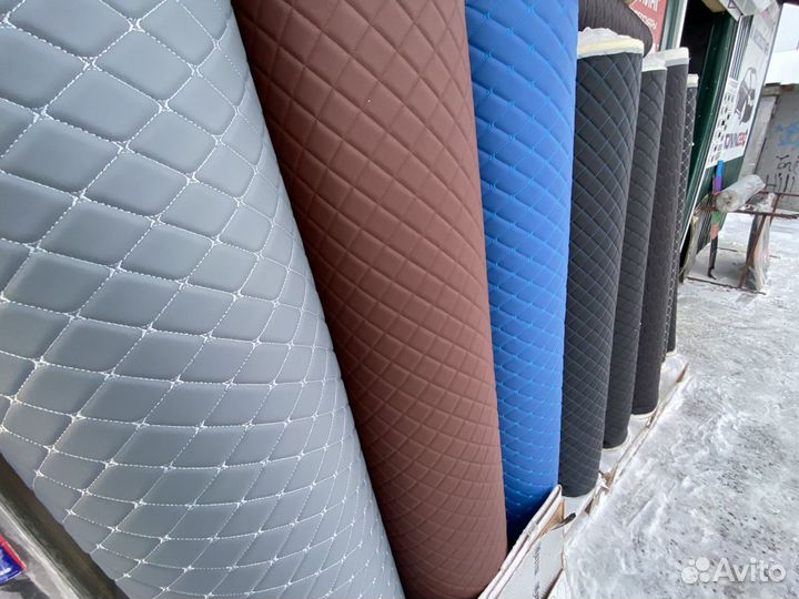 Экокожа ромб