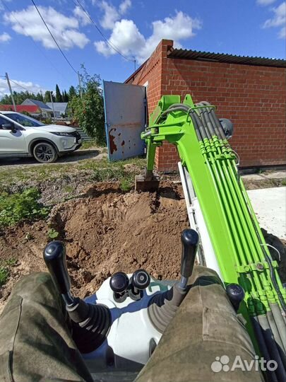 Аренда спецтехники мини-экскаватор