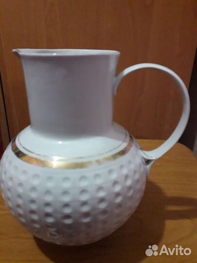 Кувшин с чашками фарфор СССР