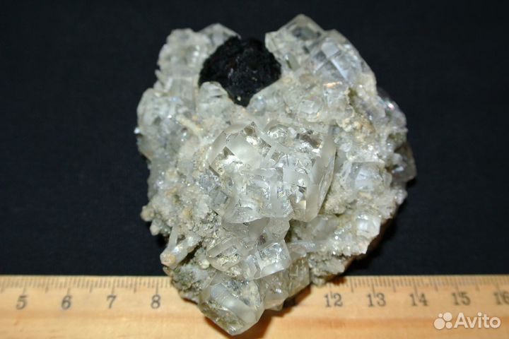 Оптический флюорит, сфалерит, кварц. Лот №1063