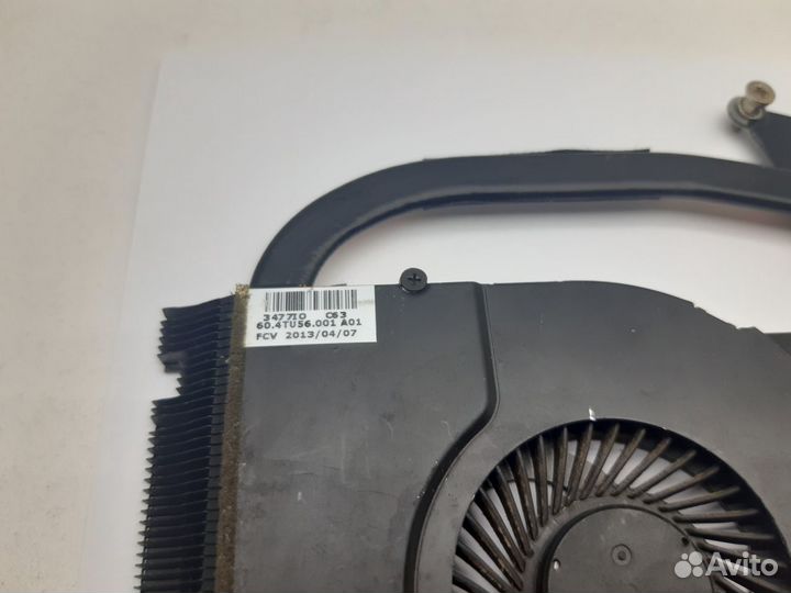 Радиатор, термотрубка 60.4TU01.001 A01 Acer Aspire