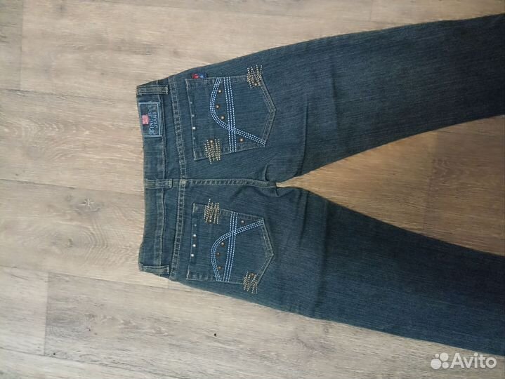 Джинсы стрейч узкие девичьи 25 размер