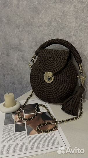 Сумка женская ручная работа вязанная