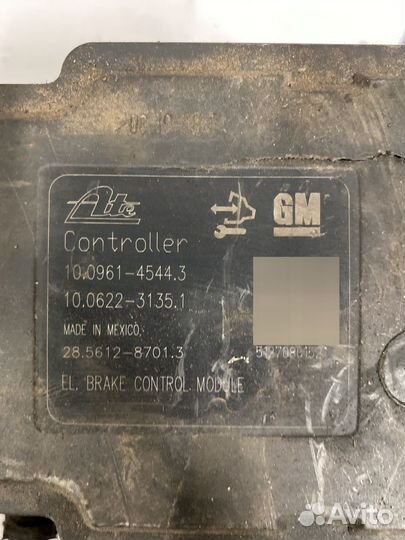 Блок ABS Opel Astra J 13412555