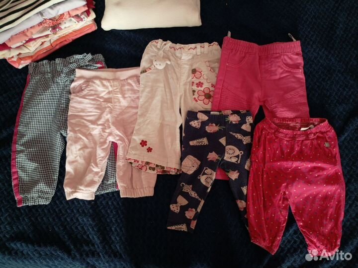 Пакет вещей на девочку 74 80 86