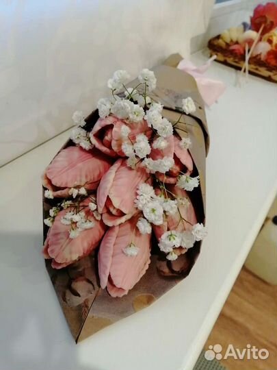 Шоколадные букеты, цветы из бельгийского шоколада