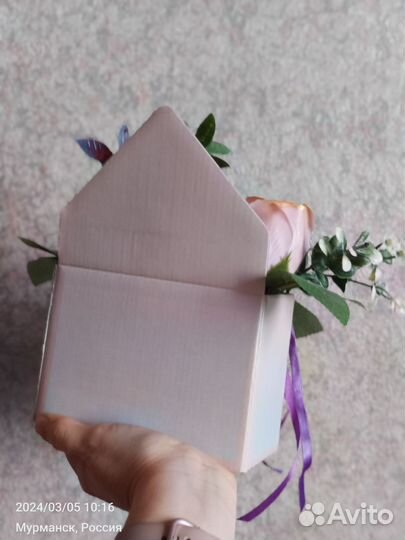 Композиция из мыльных роз