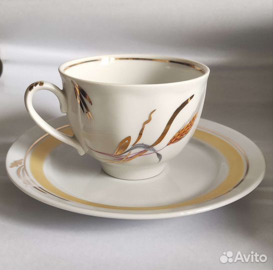 Сервиз чайно-кофейный пшеница