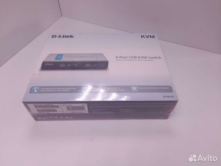 KVM-переключатель D-link dkvm-4U новый (7034)
