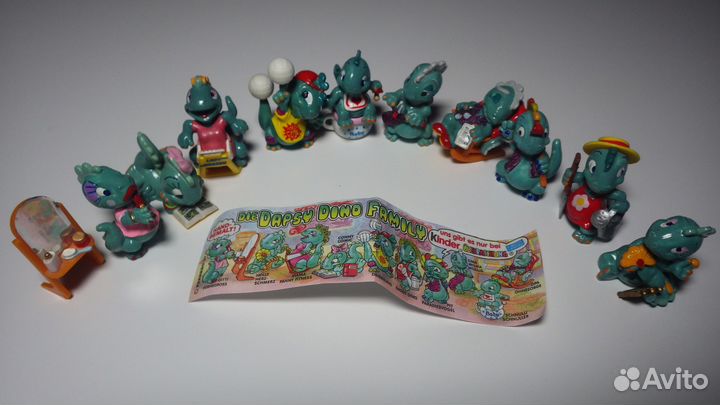 Киндер полные серии 90-х Дино