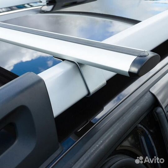 Багажник на рейлинги для Рено Дастер рестайлинг