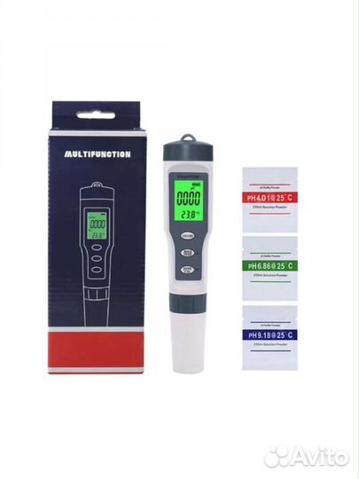 Ph метр тестер качества воды новый