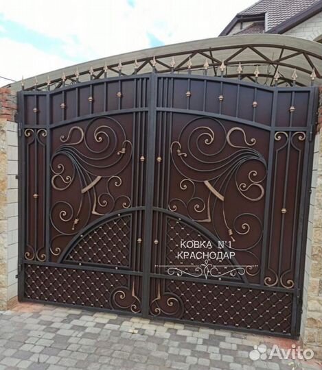 Кованые ворота
