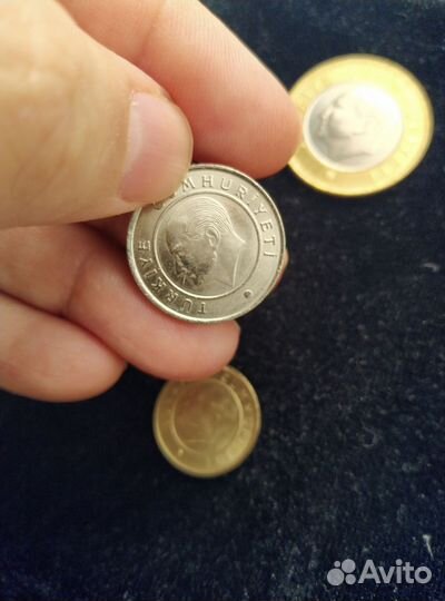 Набор монет Турция, 4 шт