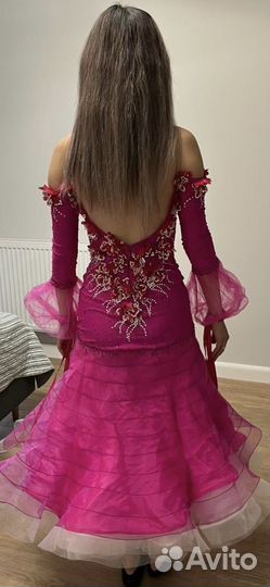 Платье для бальных танцев стандарт ю2/молодежь