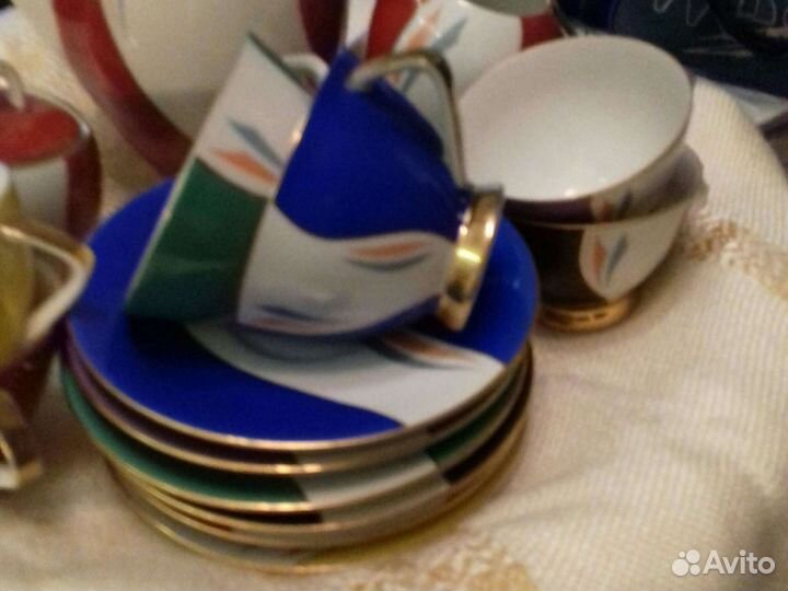 Кофейный сервиз,bremer & schmidt гдр,60е гг