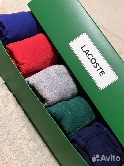 Новый мужской набор трусов Lacoste