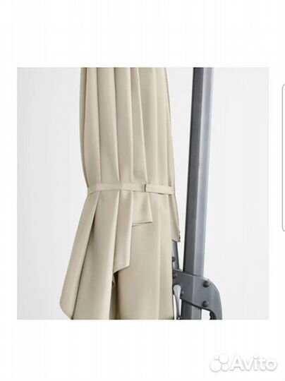 Зонт садовый прямоугольный на боковой стойке