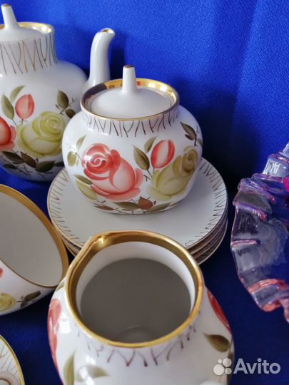Чайный сервиз лфз Букет чайных роз
