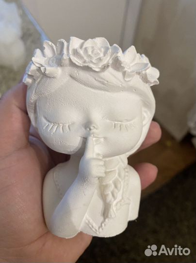 Кашпо из гипса