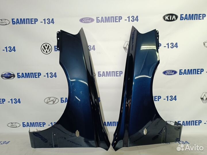 Крыло (комплект) hyundai accent синий B04