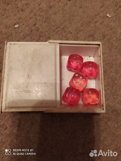 Кубики для настольных игр СССР