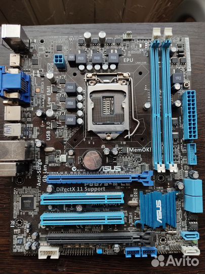 Материнская плата asus P8B75-M LE Socket 1155