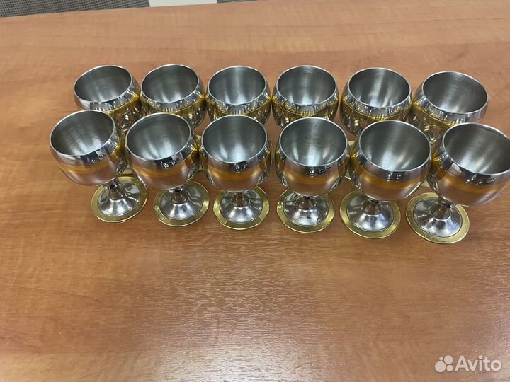 Рюмки, блюдца, пепельница и ведерко Цептер Zepter