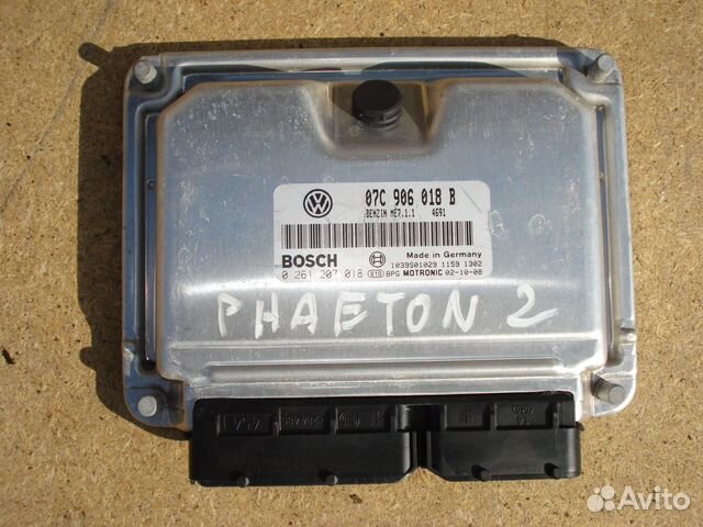 Эбу 07C906018B VW Phaeton 6.0 BAN 2003 год