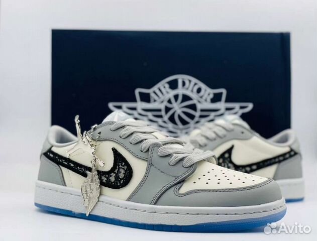 Кроссовки nike air jordan 1 dior
