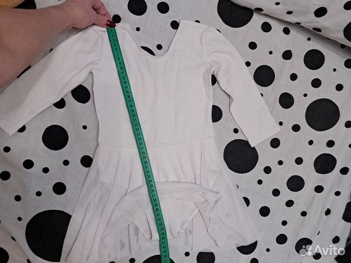 Купальник гимнастический с юбкой (розовый продан)